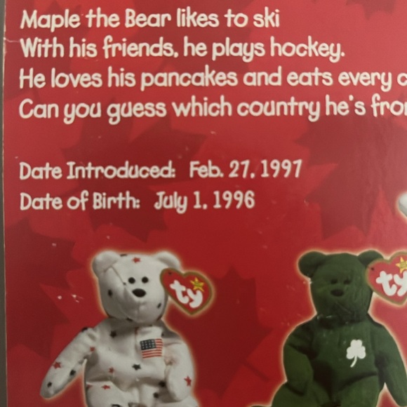 Vintage Maple the bear beanie - Picture 3 of 4